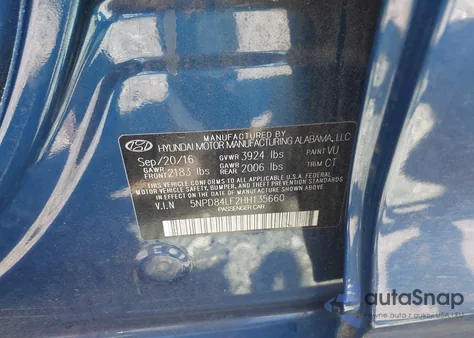 2017 Hyundai Elantra Value Edition from USA, damaged, VIN 5NPD84LF2HH135660